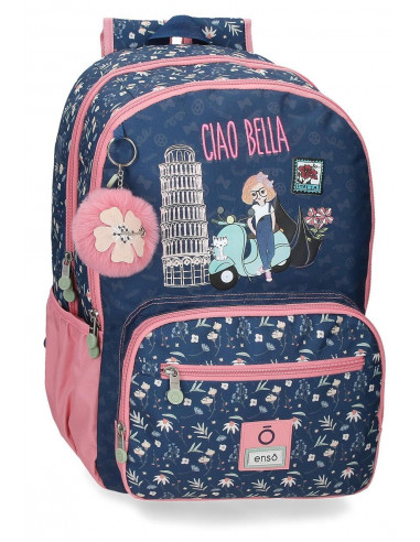 MOCHILA ADAP. 44CM.2C.ENSO LOVE CIAO BELLA